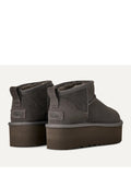 Ugg Stivaletto Ultra Mini Platform Donna 1135092 Charcoal - Grigio