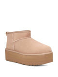 Ugg Stivaletto Stivale Ultra Mini Platform Donna 1135092 Sand - Avorio