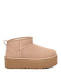 Ugg Stivaletto Stivale Ultra Mini Platform Donna 1135092 Sand - Avorio