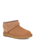 Ugg Stivaletto Ultra Mini Maxi Curly Donna 1158263 Chestnut - Marrone
