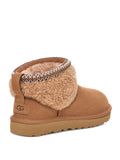 Ugg Stivaletto Ultra Mini Maxi Curly Donna 1158263 Chestnut - Marrone