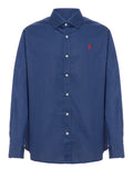 U.S. Polo Assn. Camicia Classica Slim Fit Uomo 2104029-0000168 - Blu