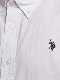 U.S. Polo Assn. Camicia Classica Dirk Regular Uomo 2104046-0000812 - Bianco