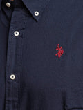 U.S. Polo Assn. Camicia Classica Dirk Regular Uomo 2104046-0000812 - Blu