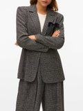 Vero Moda Blazer Donna 10336081 Black Salt And Pepper - Nero