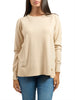 yes zee pullover donna m052ru00 beige 169366977