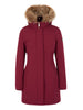 yes zee piumino donna o075nu00 rosso borgogna bordeaux 168794361
