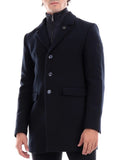 Yes Zee Cappotto Uomo O816KK00 - Blu