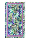 4Giveness Telo Mare Patch Animalier Donna ACTE5792 Var. Unica - Multicolore