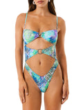 4Giveness Costume Intero Patch Donna BWIN5869 Var. Unica - Multicolore