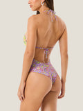 4Giveness Costume Intero Boho Chic Donna BWIN6090 Var. Unica - Multicolore