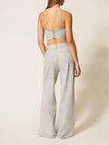 Actitude Pantalone Palazzo Donna 261AP2145 - Grigio