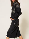 Actitude Giubbino di Jeans Donna 261AP2261 - Nero