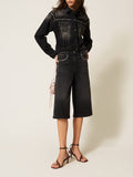Actitude Shorts Jeans Donna 261AP2263 - Nero