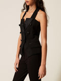 Actitude Gilet Donna 261AP2276 - Nero