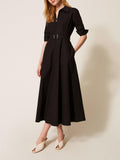 Actitude Vestito Longuette Donna 261AP2284 - Nero