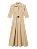 actitude vestito longuette donna 261ap2284 safari beige 166478751