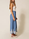 Actitude Pantalone Palazzo Donna 261AP2291 Dark Skyline - Blu