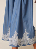 Actitude Pantalone Palazzo Donna 261AP2291 Dark Skyline - Blu