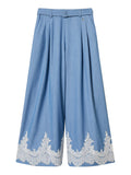 Actitude Pantalone Palazzo Donna 261AP2291 Dark Skyline - Blu