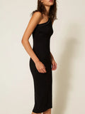 Actitude Vestito Midi Monospalla Donna 261AP3120 - Nero