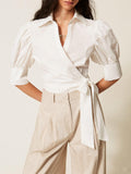 Actitude Camicia Casual Donna 261AT2021 Off White - Bianco