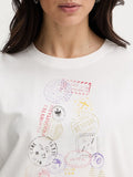 Actitude T-shirt Donna 261AT2150 Off White - Bianco