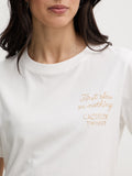 Actitude T-shirt Donna 261AT2151 Off White/ric.safari - Bianco