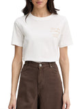 Actitude T-shirt Donna 261AT2151 Off White/ric.safari - Bianco
