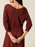 Actitude Maglia Donna 261AT3040 Terra Rossa - Rosso