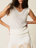 Actitude Top Donna 261AT3041 Off White - Bianco