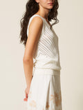 Actitude Top Donna 261AT3041 Off White - Bianco