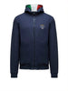aeronautica militare felpa zip uomo fe2097uf00674 blu 164797262
