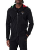 aeronautica militare felpa zip uomo fe2097uf00674 jet black nero 166890813