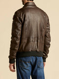 Aeronautica Militare Giubbino di Pelle Pilot Uomo PN5058U100839 - Marrone