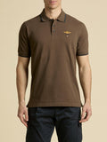 Aeronautica Militare Polo Uomo PO1308UP00082 Chestnut Brown - Marrone