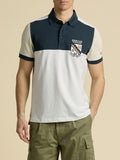 Aeronautica Militare Polo Uomo PO1915UP00191 Off White/ghiaccio/navy - Bianco
