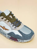 Aeronautica Militare Sneakers Uomo SC0276UCT03546 White/verde/marrone/grigio - Multicolore