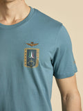 Aeronautica Militare T-shirt Uomo TS2534UJ00641 Dusty Blue - Celeste