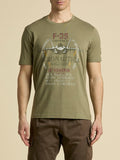 Aeronautica Militare T-shirt Uomo TS2536UJ00641 Lichen Green - Verde