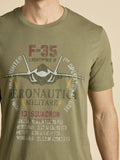 Aeronautica Militare T-shirt Uomo TS2536UJ00641 Lichen Green - Verde