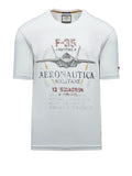 Aeronautica Militare T-shirt Uomo TS2536UJ00641 Off White - Bianco