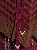 Akep Cardigan Donna MGKD13081 - Bordeaux