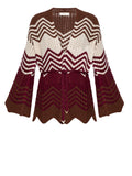 Akep Cardigan Donna MGKD13081 - Bordeaux