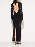 Akep Vestito Longuette Donna VSKD13008 - Nero