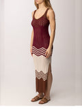 Akep Vestito Longuette Donna VSKD13083 - Bordeaux