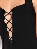 Akep Vestito Longuette Donna VSKD13273 - Nero