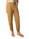 Alessia Santi Pantalone Carrot Donna 611SD25028 Ermellino - Beige