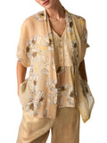 Alessia Santi Kimono Donna 611SD35034 - Giallo