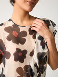 Alessia Santi Blusa Donna 611SD45048 Fiori LavagnA-Ombret - Floreale